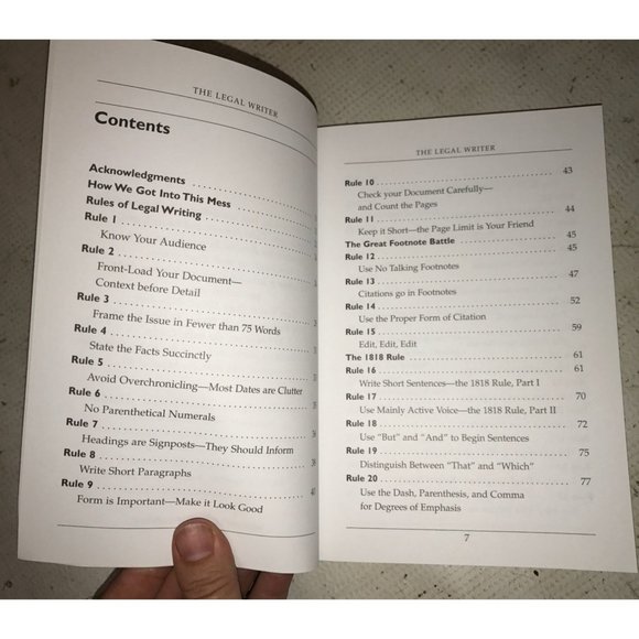 THE LEGAL WRITER 2ND EDITION BOOK BY JUDGE MARK PAINTER - Picture 4 of 7